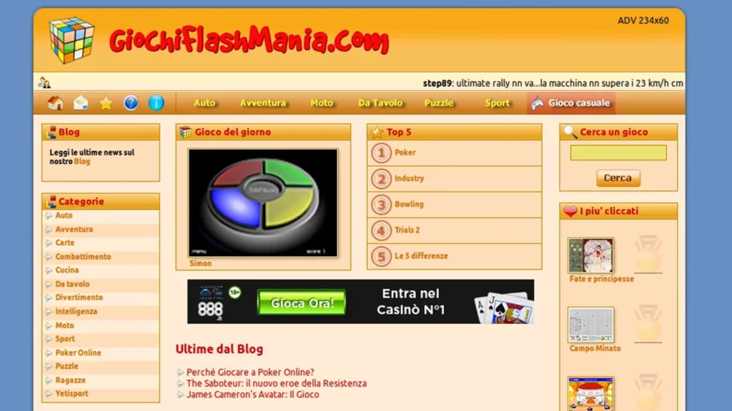 Giochi Flash Mania