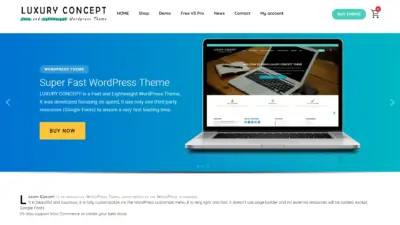Luxury Concept – A WordPress Hybrid Theme