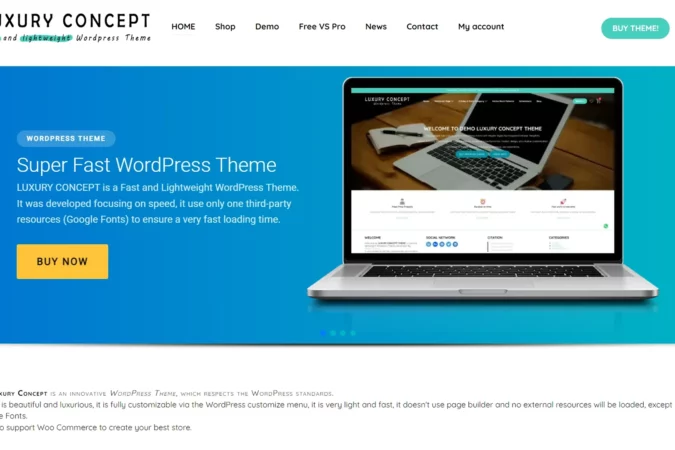 Luxury Concept – A WordPress Hybrid Theme