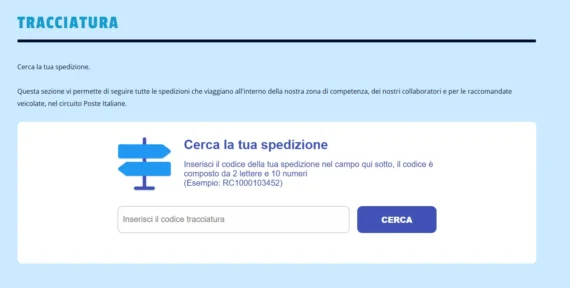 Sistema tracciatura mbpost.it dopo la modifica